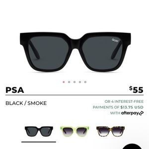 NWT Black Quay PSA Sunglasses